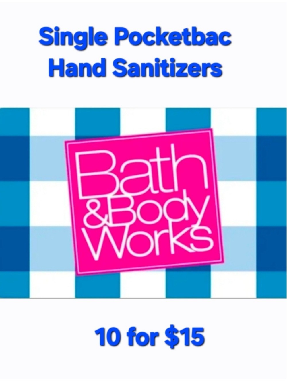 Bath & Body Works Hand Sanitizers 10 Piece Assorted Scents